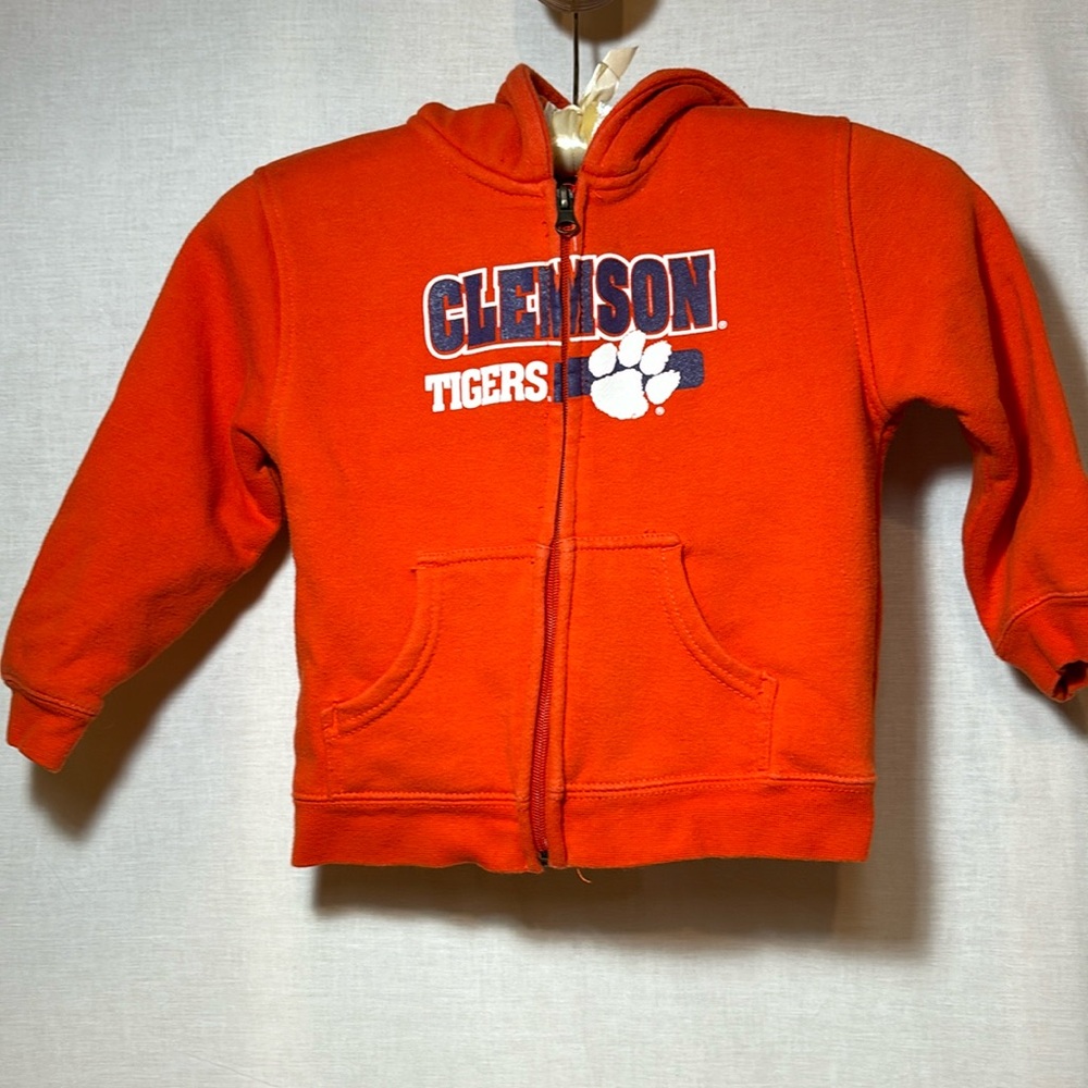 Clemson Hooded Zip-Up Sweatshirt
